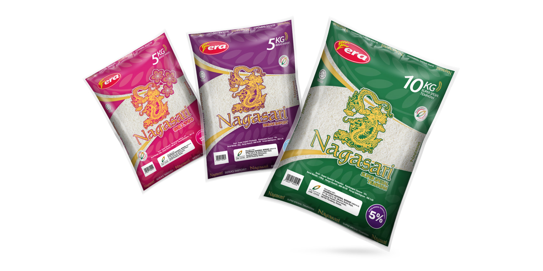 Case Study for ERA: Packaging Design - Rice Packs by 7thlumen